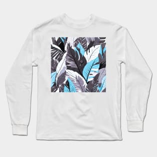 Abstract leaves pattern Long Sleeve T-Shirt